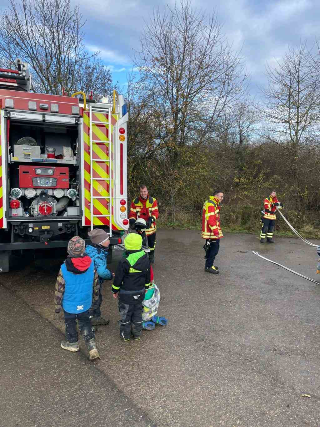 Die Feuerwehr war&nbsp;da